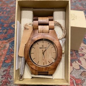 Sentai all natural wood watch. New never worn.